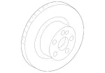 2044212912 - Brakes: Rotor for Mercedes-Benz Image