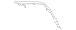 2056902707 - Trim and Lining: Trim, Load Compartment for Mercedes-Benz Image