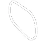 39930096 - : Serpentine Belt for Mercedes-Benz: E350, GL350, GLS350d, ML350, Sprinter 2500, Sprinter 3500, Sprinter 3500XD, Sprinter 4500 Image