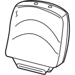 3W3Z5464810AA - Body: Seat Back Pad for Ford Image