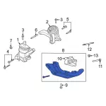 L1MZ6068B - Engine: Trans Mount Bracket for Ford: Explorer Image