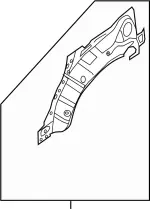 767103JA0A - Body: Outer Wheelhouse for INFINITI: JX35, QX60 Image