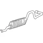 F87Z5230AA - Exhaust: Muffler &amp; Pipe for Ford: Ranger Image