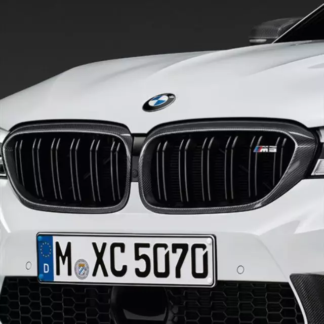 BMW M PERFORMANCE CARBON FIBER FRONT GRILLE - LEFT - BMW (51-71-2-447-091)