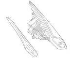 1679067410 - : Rear Lamp Combination for Mercedes-Benz Image