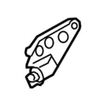 9G9Z19D624A - HVAC: Bracket for Ford: Edge Image