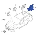LJ6Z18808E - Body: Woofer for Ford: Escape Image