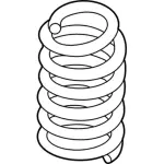 FB5Z5560C - : Coil Spring for Ford: Explorer, Police Interceptor Utility Image
