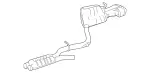 218490023564 - : Exhaust Gas Line, Rear for Mercedes-Benz: CLS63 AMG, CLS63 AMG S Image