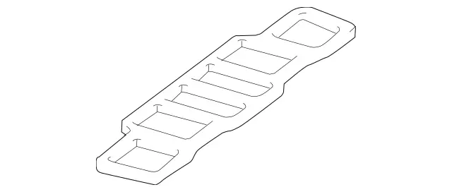 166835029864 - Heating and Ventilation: Seal, Roof Ventilator for Mercedes-Benz: GL350, GL450, GL550, GL63 AMG, GLE300d, GLE350, GLE400, GLE43 AMG, GLE450 AMG, GLE550e, GLE63 AMG, GLE63 AMG S, GLS350d, GLS450, GLS550, GLS63 AMG, ML250, ML350, ML400, ML550, ML63 AMG Image image