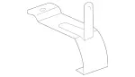 2035240040 - Chassis Sheet Metal/Air Intake: Holder for Mercedes-Benz Image