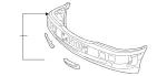 202880287067 - Attachment Parts: Bumper for Mercedes-Benz: C220, C230 Image