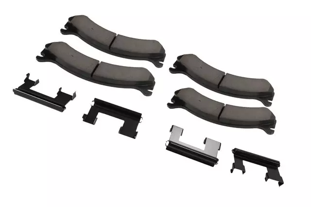 Ceramic Rear Disc Brake Pad Kit With Clips - GM (19428076)