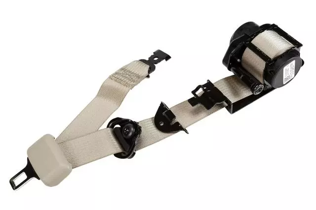 Shale Passenger Seat Belt with Retractor and Pre-Tensioner - GM (19301476)