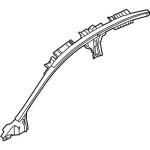 HS7Z5451186A - Body: Roof Rail for Ford: Fusion, Police Responder Hybrid, SSV Plug-In Hybrid Image