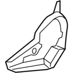 GD9Z5462187AK - Body: Pivot Cover for Lincoln: Continental Image