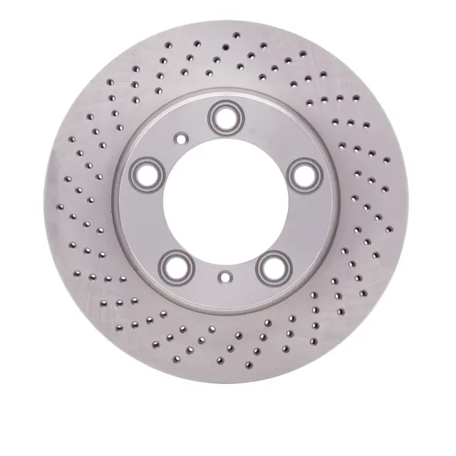 62002043D - Brakes &amp; Brake Parts: Disc Brake Rotor - Drilled for DYNAMIC FRICTION Image