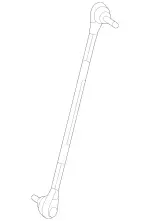 2433208500 - Suspension: Torsion Bar Linkage for Mercedes-Benz: 180A, 180b, 220a, A220, A35 AMG, CLA250, CLA35 AMG, CLA45 AMG, CLA45 AMG S, EQB 250+, EQB 300, EQB 350, GLA250, GLA35 AMG, GLA45 AMG, GLB250, GLB35 AMG Image