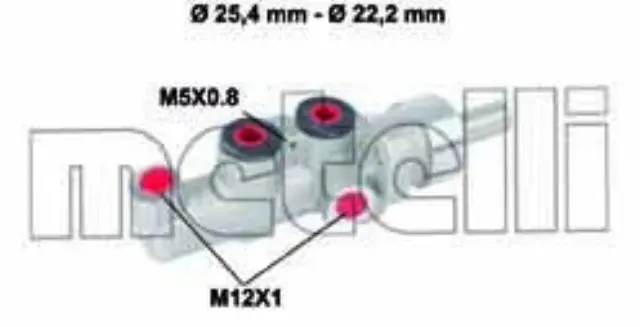 50662 - : Metelli Brake Master Cylinder for METELLI Image