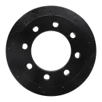63340093R - : DFC Brake Rotor - Drilled and Slotted - Black for DYNAMIC FRICTION Image