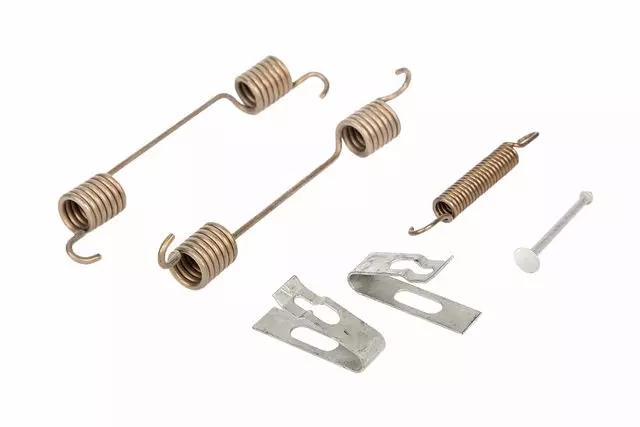 22937746 - : Rear Parking Brake Hold Down Spring Kit with Springs, Pins, and Cups for Chevrolet: Silverado 2500 HD, Silverado 3500 HD, Suburban 3500 HD | GMC: Sierra 2500 HD, Sierra 3500 HD Image