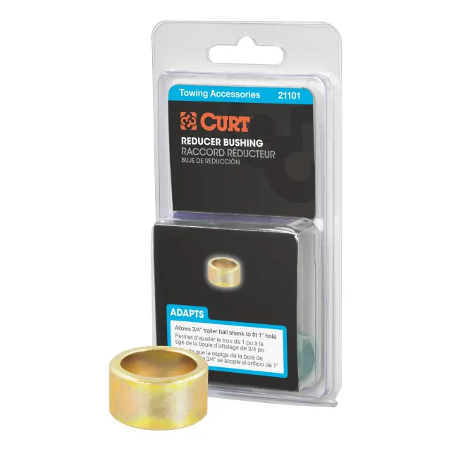 21101 - : Trailer Ball Reducer Bushing (From 1" to 3/4" Stem, Packaged) for CURT Image