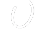 2039942035 - Front Axle: Snap Ring for Mercedes-Benz Image