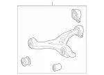 2923300700 - Front Axle: Transverse Control Arm for Mercedes-Benz: GL63 AMG, GLE43 AMG, GLE450 AMG, GLE63 AMG, GLE63 AMG S, GLS63 AMG, ML63 AMG Image