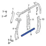 M2DZ9810128A - Body: Rocker Panel for Ford: Bronco Image