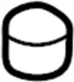 2150651E00 - Cooling System: Radiator Mount Cushion for Infiniti Image