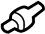 904563W400 - : SRS-Stud-Ball, Back Door Stay for Infiniti Image