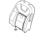 8S4Z5464811A - Body: Seat Back Pad for Ford: Focus Image