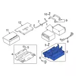 ML3Z10732AA - : Battery Tray for Ford: F-150, F-250 Super Duty, F-350 Super Duty, F-450 Super Duty Image