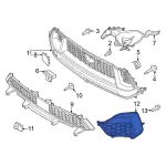 PR3Z17E811CA - Body: Outer Grille for Ford: Mustang Image