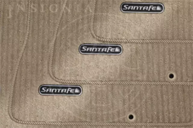 81402B500J9 - Interior: Floor Mats, Carpeted, (2 Post, 3 Row Seating) for Hyundai: Santa Fe Image