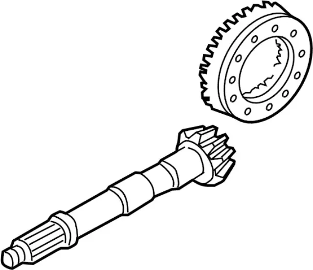 381001LC1A - Universals &amp; Rear Axle: Ring &amp; Pinion for INFINITI: QX56, QX80 Image