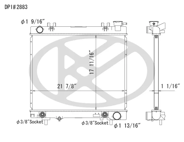 A2883 - Cooling Systems: Koyorad Radiator for Koyo Image