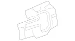 1666821200 - Exhaust System: Shielding for Mercedes-Benz Image
