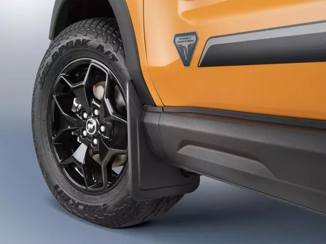 M1PZ16A550AA - : Splash Guards, Molded, Black, Front for Ford: Bronco Sport Image