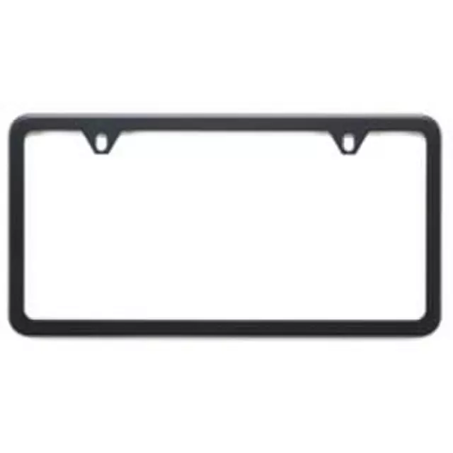 SOA342L105 - Exterior: License Plate Frame - Slim Line - Matte Black for Subaru: Ascent, BRZ, Crosstrek, Forester, Impreza, Legacy, Outback, Solterra, Tribeca, WRX Image