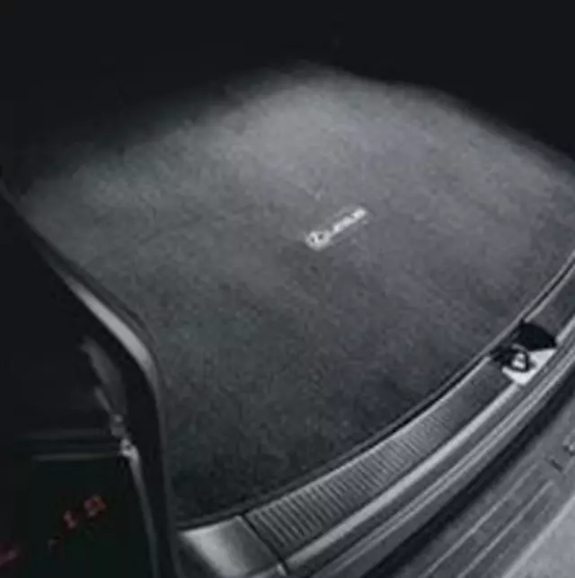 PT2064816020 - : Carpet Cargo Mat, Black With Logo for Lexus: RX350, RX350L, RX450h Image