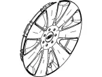9E5Z1130B - Suspension: Wheel Cover for Ford: Fusion Image