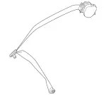 21786010851B92 - Electrical: Seat Belt Assembly for Mercedes-Benz Image