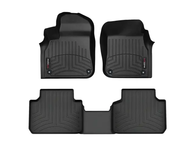 44148813 - Accessories: Front &amp; Rear Black FloorLiner™ DigitalFit® for WeatherTech Image
