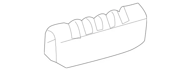 2039190321 - Driver Seat: End Stop for Mercedes-Benz: C230, C240, C250, C280, C300, C32 AMG, C320, C350, C55 AMG, CLK63 AMG Image image