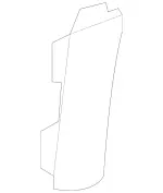 2928851500 - Detachable Parts: Cover, Bumper Area for Mercedes-Benz: GLE43 AMG, GLE450 AMG Image