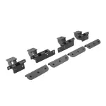 D64927TK - : Dominator Xtreme D1 D2 D6 DSS DT Side Steps - MOUNTING BRACKETS ONLY for Go Rhino Image