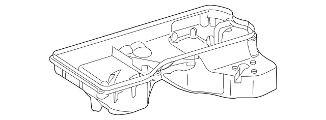 2750140702 - Engine: Oil Pan for Mercedes-Benz Image