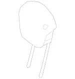 21797019001B55 - Body: Headrest for Mercedes-Benz: S 550, S 63 AMG&amp;reg;, S 65 AMG&amp;reg; Image image