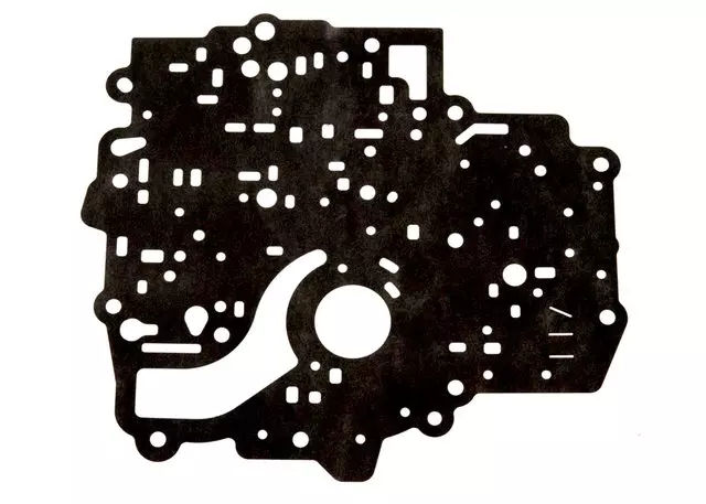 8652506 - Transmission: Control Valve Body Spacer Plate Gasket for Buick: Century, Skylark, Somerset, Somerset Regal | Chevrolet: Beretta, Cavalier, Corsica, Lumina, Lumina APV | Oldsmobile: Achieva, Calais, Cutlass Calais, Cutlass Ciera, Cutlass Cruiser, Cutlass Supreme, Silhouette | Pontiac: 6000, Grand Am, Grand Prix, LeMans, Sunbird, Sunfire, Trans Sport Image